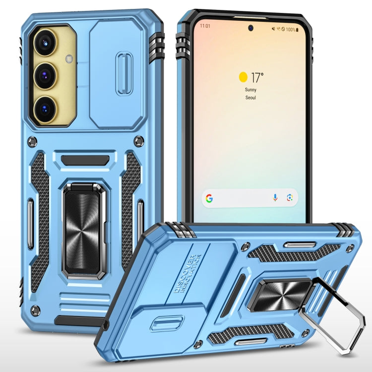 Custodia Armor PC TPU con Camera Shield per Samsung Galaxy A35 5G e A55 5G
