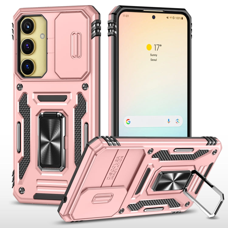 Custodia Armor PC TPU con Camera Shield per Samsung Galaxy A35 5G e A55 5G