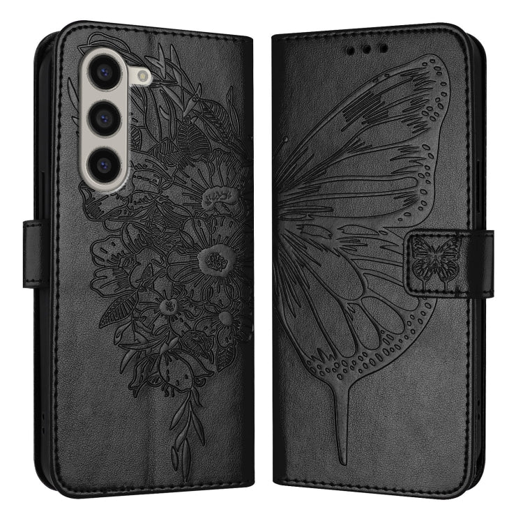 Custodia in pelle con farfalla goffrata per Samsung Galaxy Z Fold6