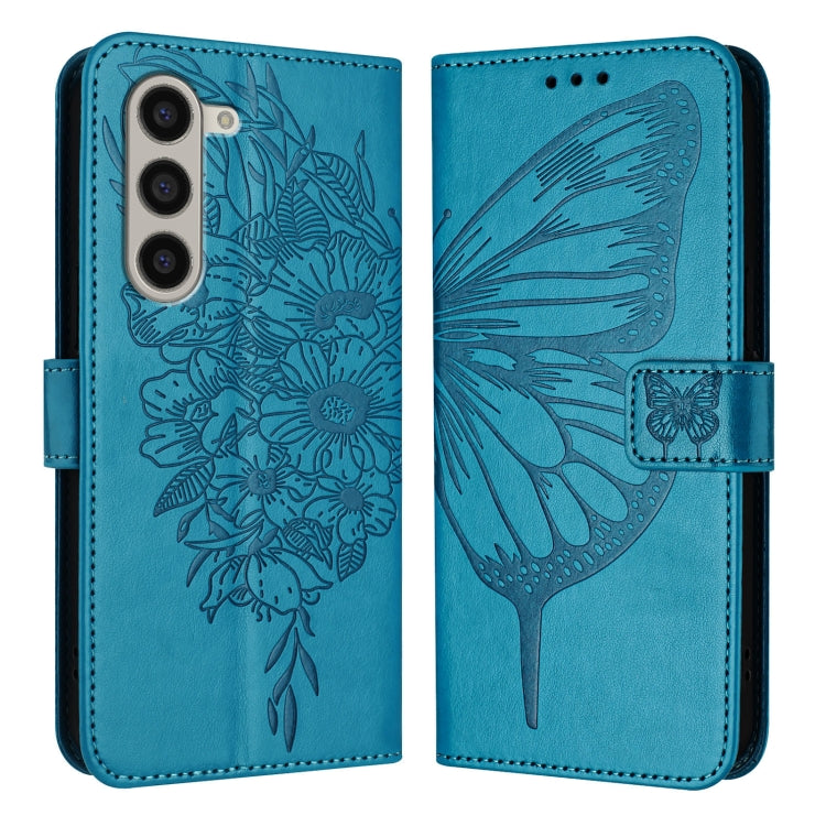 Custodia in pelle con farfalla goffrata per Samsung Galaxy Z Fold6