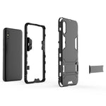 Custodia TPU antiurto per Xiaomi Redmi 9C con supporto