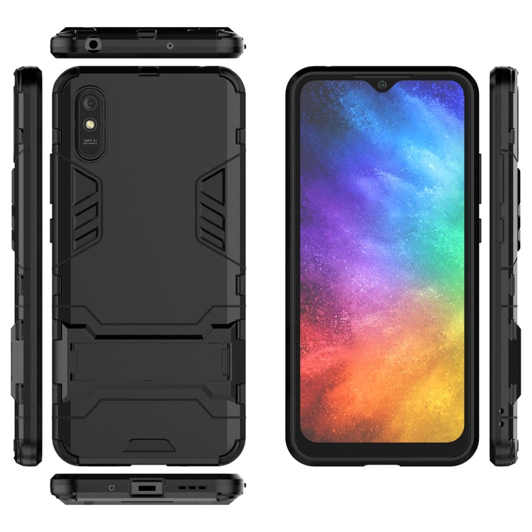 Custodia protettiva antiurto per PC + TPU con supporto, For Xiaomi Redmi 9A, For Xiaomi Redmi 9C, For Huawei Enjoy 20