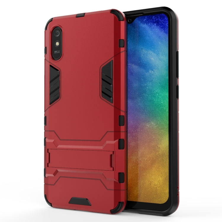 Custodia protettiva antiurto per PC + TPU con supporto, For Xiaomi Redmi 9A, For Xiaomi Redmi 9C, For Huawei Enjoy 20