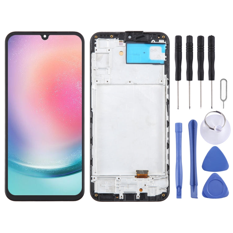 Schermo LCD OLED per digitalizzatore assemblaggio completo con cornice, For Samsung Galaxy A15 5G SM-A156B 6.43inch, For Samsung Galaxy A15 5G SM-A156B 6.36inch, For Samsung Galaxy A15 4G SM-A155F 6.36inch, For Samsung Galaxy A15 4G SM-A155F 6.43inch  ...
