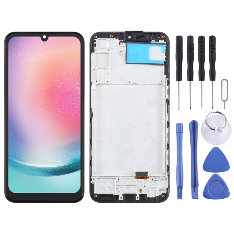 Schermo LCD OLED per digitalizzatore assemblaggio completo con cornice, For Samsung Galaxy A15 5G SM-A156B 6.43inch, For Samsung Galaxy A15 5G SM-A156B 6.36inch, For Samsung Galaxy A15 4G SM-A155F 6.36inch, For Samsung Galaxy A15 4G SM-A155F 6.43inch