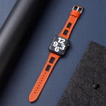 Cinturino per orologio in vera pelle di vitello a rete, For Apple Watch SE 40mm, For Apple Watch SE 44mm, For Apple Watch Series 6 40mm