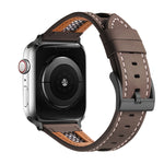 Cinturino per orologio in vera pelle di vitello a rete, For Apple Watch Series 3 42mm, For Apple Watch Series 2 42mm, For Apple Watch Series 2 38mm