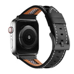Cinturino per orologio in vera pelle di vitello a rete, For Apple Watch 42mm, For Apple Watch 38mm
