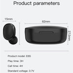 Auricolare Bluetooth wireless TWS con display a LED E6S, E6S (White), E6S (Pink), E6S (Blue), E6S (Green)