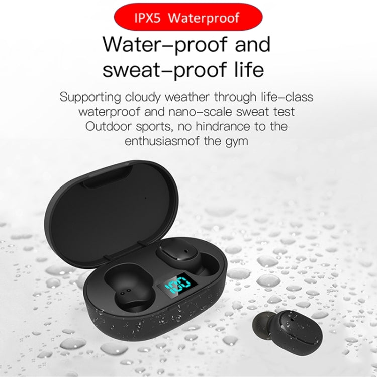 Auricolare Bluetooth wireless TWS con display a LED E6S, E6S (White), E6S (Pink), E6S (Blue), E6S (Green)