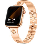 Cinturino per orologio in acciaio inossidabile con bracciale incrociato, For Apple Watch SE 2023 44mm, For Apple Watch SE 2023 40mm, For Apple Watch Ultra 2 49mm, For Apple Watch Series 9 45mm, For Apple Watch Series 9 41mm, For Apple Watch Ultra 49mm