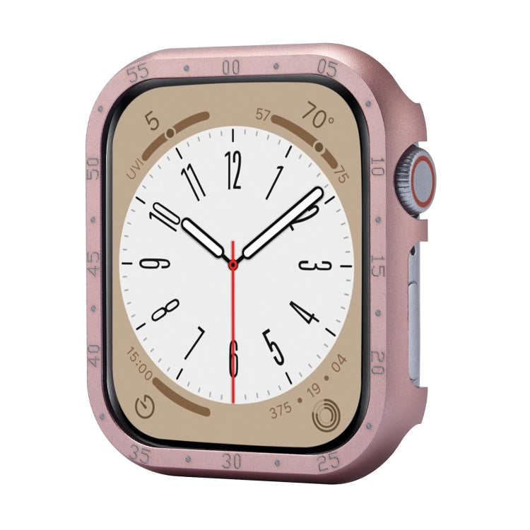 Cassa con telaio dell'orologio in lega di alluminio, For Apple Watch Series 6 / 5 / 4 / SE 44mm, For Apple Watch Series 6 / 5 / 4 / SE 40mm, For Apple Watch Series 9 / 8 / 7 45mm, For Apple Watch Series 9 / 8 / 7 41mm