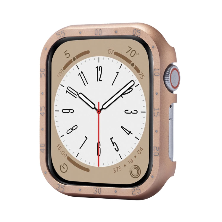 Cassa con telaio dell'orologio in lega di alluminio, For Apple Watch Series 6 / 5 / 4 / SE 44mm, For Apple Watch Series 6 / 5 / 4 / SE 40mm, For Apple Watch Series 9 / 8 / 7 45mm, For Apple Watch Series 9 / 8 / 7 41mm