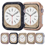 Cassa con telaio dell'orologio in lega di alluminio, For Apple Watch Series 6 / 5 / 4 / SE 44mm, For Apple Watch Series 6 / 5 / 4 / SE 40mm, For Apple Watch Series 9 / 8 / 7 45mm, For Apple Watch Series 9 / 8 / 7 41mm