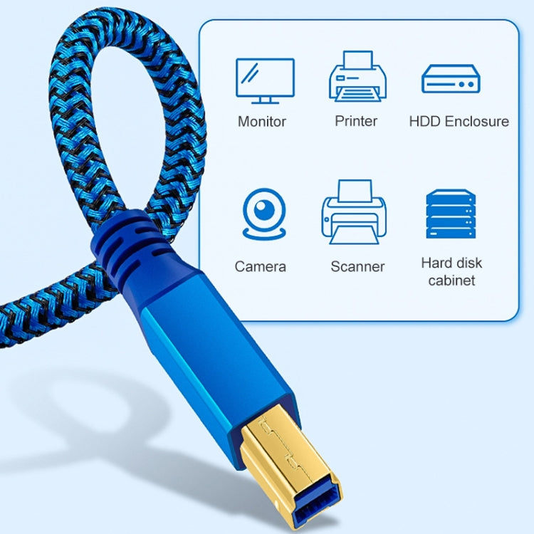 Cavo connettore USB 3.0 da A maschio a B maschio per stampante/disco rigido, 0.3m, 0.6m, 1m, 2m, 3m