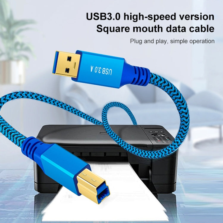 Cavo connettore USB 3.0 da A maschio a B maschio per stampante/disco rigido, 0.3m, 0.6m, 1m, 2m, 3m