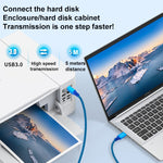 Cavo connettore USB 3.0 da A maschio a B maschio per stampante/disco rigido, 0.3m, 0.6m, 1m, 2m, 3m