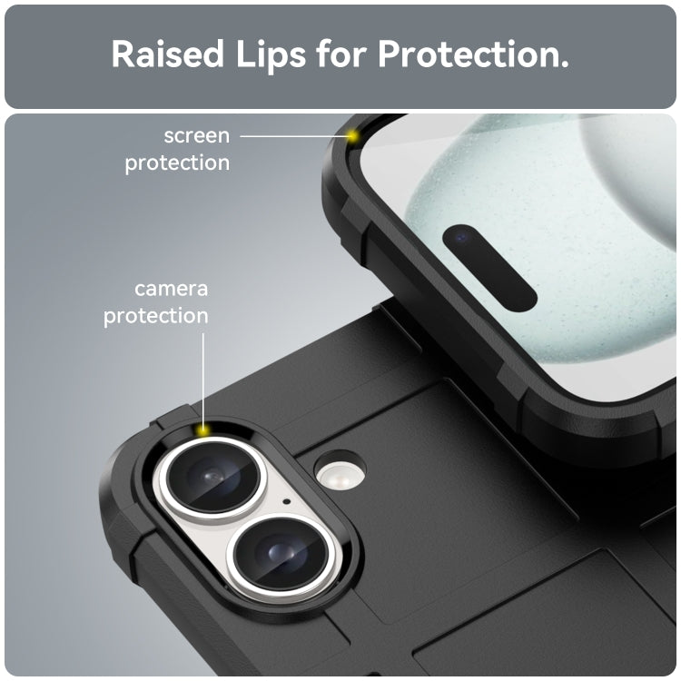 Custodia per telefono in TPU antiurto a copertura totale, For iPhone 16 Pro Max, For iPhone 16 Pro, For iPhone 16 Plus, For iPhone 16