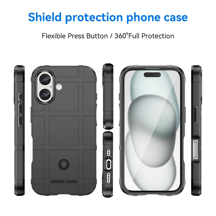 Custodia per telefono in TPU antiurto a copertura totale, For iPhone 16 Pro Max, For iPhone 16 Pro, For iPhone 16 Plus, For iPhone 16