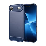 Custodia per telefono in TPU in fibra di carbonio con trama spazzolata, For iPhone 18, For iPhone 18 Pro, For iPhone 18 Pro Max, For iPhone 17e / 16e, For iPhone 17 Pro Max, For iPhone 17 Pro, For iPhone 17, For iPhone Air