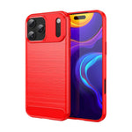Custodia per telefono in TPU in fibra di carbonio con trama spazzolata, For iPhone 18, For iPhone 18 Pro, For iPhone 18 Pro Max, For iPhone 17e / 16e, For iPhone 17 Pro Max, For iPhone 17 Pro, For iPhone 17, For iPhone Air