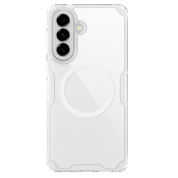 Custodia trasparente magnetica per Samsung Galaxy A57 5G in PC e TPU