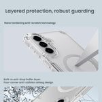 Custodia trasparente magnetica per Samsung Galaxy A57 5G in PC e TPU