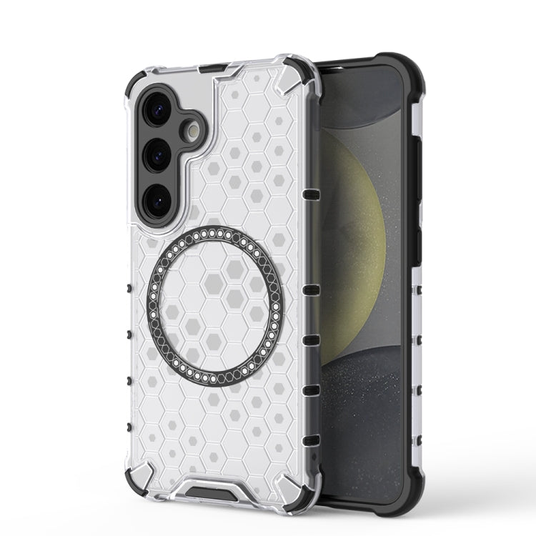 Custodia per telefono antiurto con anello magnetico a nido d'ape, For Samsung Galaxy S24+ 5G, For Samsung Galaxy S24 5G, For Samsung Galaxy S23 FE 5G, For Samsung Galaxy S23 Ultra 5G