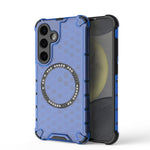 Custodia per telefono antiurto con anello magnetico a nido d'ape, For Samsung Galaxy S24+ 5G, For Samsung Galaxy S24 5G, For Samsung Galaxy S23 FE 5G, For Samsung Galaxy S23 Ultra 5G