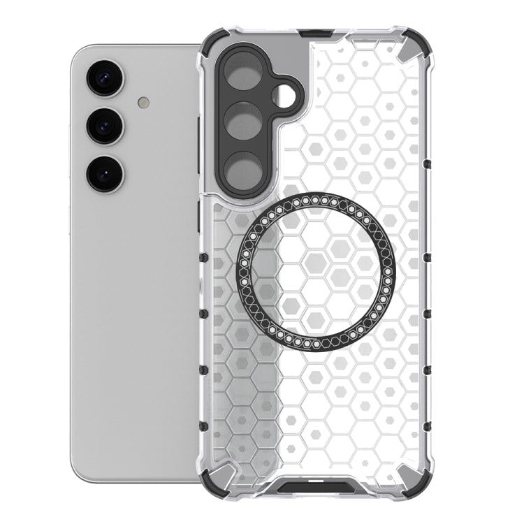Custodia per telefono antiurto con anello magnetico a nido d'ape, For Samsung Galaxy S24+ 5G, For Samsung Galaxy S24 5G, For Samsung Galaxy S23 FE 5G, For Samsung Galaxy S23 Ultra 5G