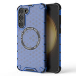 Custodia antiurto con anello magnetico a nido d'ape per Samsung Galaxy S23+ 5G
