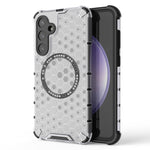 Custodia per telefono antiurto con anello magnetico a nido d'ape, For Samsung Galaxy S24+ 5G, For Samsung Galaxy S24 5G, For Samsung Galaxy S23 FE 5G, For Samsung Galaxy S23 Ultra 5G