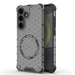 Custodia per telefono antiurto con anello magnetico a nido d'ape, For Samsung Galaxy S25 5G, For Samsung Galaxy S25+ 5G, For Samsung Galaxy S25 Ultra 5G, For Samsung Galaxy S24 Ultra 5G