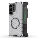 Custodia per telefono antiurto con anello magnetico a nido d'ape, For Samsung Galaxy S25 5G, For Samsung Galaxy S25+ 5G, For Samsung Galaxy S25 Ultra 5G, For Samsung Galaxy S24 Ultra 5G