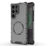 Custodia per telefono antiurto con anello magnetico a nido d'ape, For Samsung Galaxy S25 5G, For Samsung Galaxy S25+ 5G, For Samsung Galaxy S25 Ultra 5G, For Samsung Galaxy S24 Ultra 5G