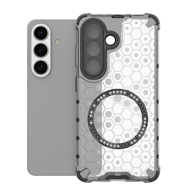 Custodia per telefono antiurto con anello magnetico a nido d'ape, For Samsung Galaxy S26+ 5G, For Samsung Galaxy S26 Ultra 5G, For Samsung Galaxy S26 5G, For Samsung Galaxy S25 Edge 5G