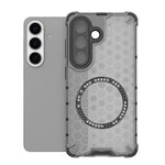 Custodia per telefono antiurto con anello magnetico a nido d'ape, For Samsung Galaxy S26+ 5G, For Samsung Galaxy S26 Ultra 5G, For Samsung Galaxy S26 5G, For Samsung Galaxy S25 Edge 5G