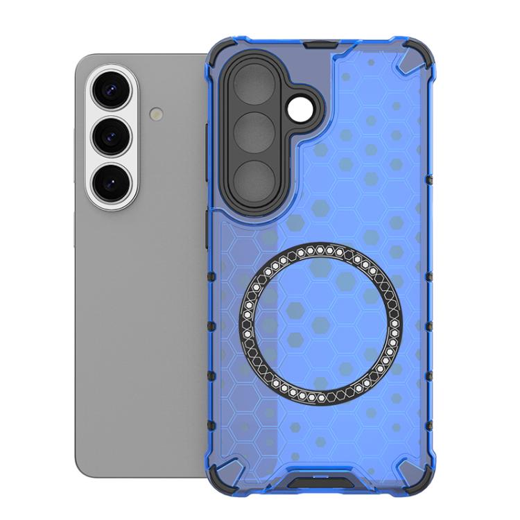 Custodia per telefono antiurto con anello magnetico a nido d'ape, For Samsung Galaxy S26+ 5G, For Samsung Galaxy S26 Ultra 5G, For Samsung Galaxy S26 5G, For Samsung Galaxy S25 Edge 5G