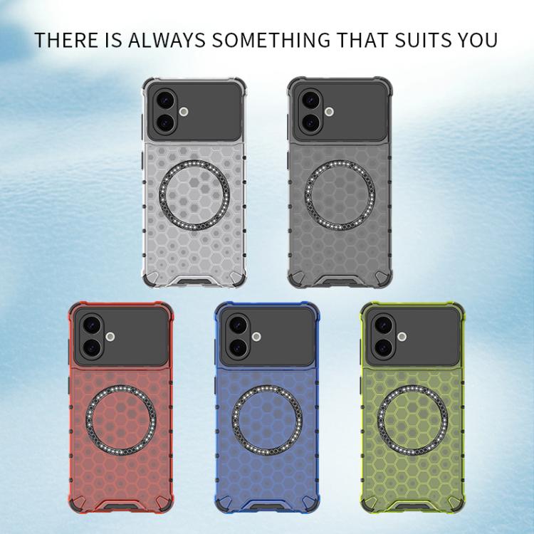 Custodia per telefono antiurto con anello magnetico a nido d'ape, For Samsung Galaxy S26+ 5G, For Samsung Galaxy S26 Ultra 5G, For Samsung Galaxy S26 5G, For Samsung Galaxy S25 Edge 5G
