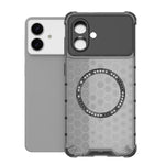 Custodia per telefono antiurto con anello magnetico a nido d'ape, For Samsung Galaxy S26+ 5G, For Samsung Galaxy S26 Ultra 5G, For Samsung Galaxy S26 5G, For Samsung Galaxy S25 Edge 5G