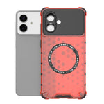 Custodia per telefono antiurto con anello magnetico a nido d'ape, For Samsung Galaxy S26+ 5G, For Samsung Galaxy S26 Ultra 5G, For Samsung Galaxy S26 5G, For Samsung Galaxy S25 Edge 5G
