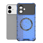 Custodia per telefono antiurto con anello magnetico a nido d'ape, For Samsung Galaxy S26+ 5G, For Samsung Galaxy S26 Ultra 5G, For Samsung Galaxy S26 5G, For Samsung Galaxy S25 Edge 5G