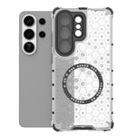 Custodia per telefono antiurto con anello magnetico a nido d'ape, For Samsung Galaxy S26+ 5G, For Samsung Galaxy S26 Ultra 5G, For Samsung Galaxy S26 5G, For Samsung Galaxy S25 Edge 5G
