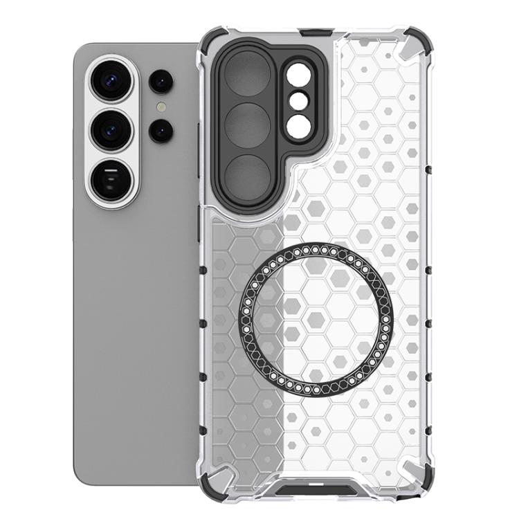 Custodia per telefono antiurto con anello magnetico a nido d'ape, For Samsung Galaxy S26+ 5G, For Samsung Galaxy S26 Ultra 5G, For Samsung Galaxy S26 5G, For Samsung Galaxy S25 Edge 5G
