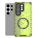 Custodia per telefono antiurto con anello magnetico a nido d'ape, For Samsung Galaxy S26+ 5G, For Samsung Galaxy S26 Ultra 5G, For Samsung Galaxy S26 5G, For Samsung Galaxy S25 Edge 5G