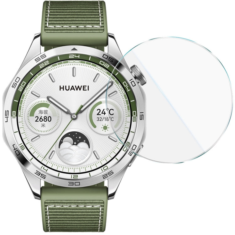 Versione di posizionamento autonomo con pellicola protettiva per orologio in vetro temperato IMAK, For Huawei Watch GT 4 46mm, For Huawei Watch GT 4 41mm