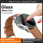 Versione di posizionamento autonomo con pellicola protettiva per orologio in vetro temperato IMAK, For Huawei Watch GT 4 46mm, For Huawei Watch GT 4 41mm