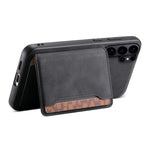 Custodia MagSafe in pelle Denior D13 con texture retrò per Samsung Galaxy S26