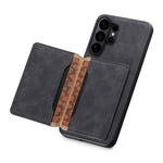 Custodia MagSafe in pelle Denior D13 con texture retrò per Samsung Galaxy S26