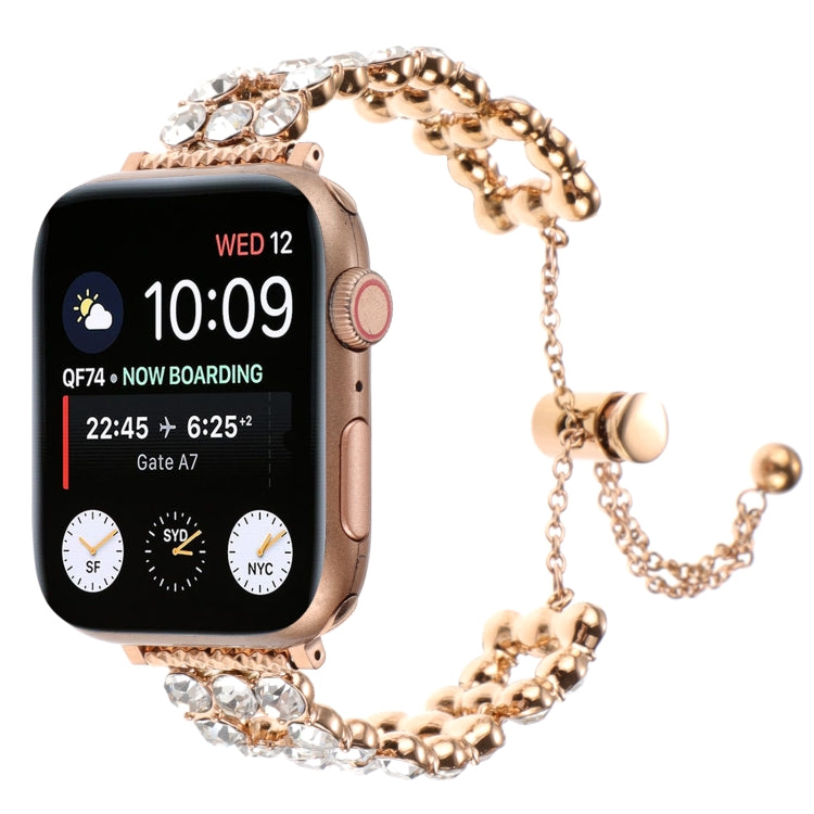 Cinturino per orologio con cinturino in metallo con strass, For Apple Watch 42mm, For Apple Watch 38mm